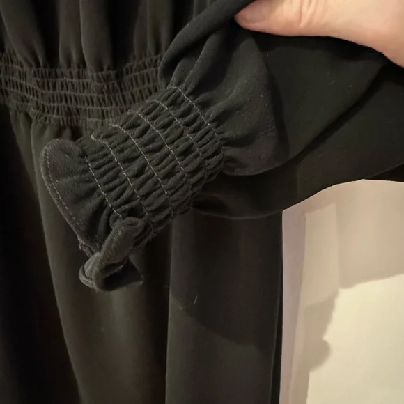 Sézane Augustine dress, black, size 44 - Picture 7 of 8